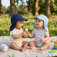 0212: Baby Boys Legionnaire Cap (3-12 Months)