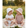 0396: Baby Girls BA Cloche Hat With Ties  (6-18 Months)