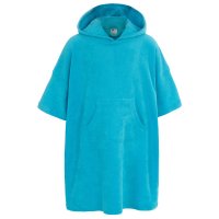 09C083/4-7: Kids Cotton Towelling Cover Up- Ocean Blue (4-7 Years)