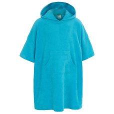 09C083/4-7: Kids Cotton Towelling Cover Up- Ocean Blue (4-7 Years)