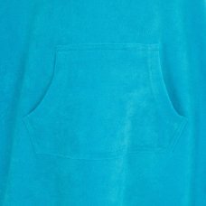 09C083/4-7: Kids Cotton Towelling Cover Up- Ocean Blue (4-7 Years)