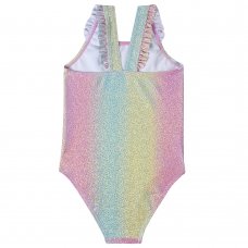 09C073: Infant Girls Rainbow Sparkle Swimsuit (2-6 Years)