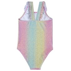 09C073: Infant Girls Rainbow Sparkle Swimsuit (2-6 Years)