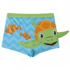 09C078: Infant Boys Novelty Turtle Swim Trunks (2-5 Years)