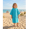 09C083/4-7: Kids Cotton Towelling Cover Up- Ocean Blue (4-7 Years)