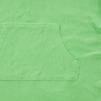 09C084/8-13: Kids Cotton Towelling Cover Up- Apple Green (8-13 Years)