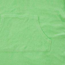 09C084/4-7: Kids Cotton Towelling Cover Up- Apple Green (4-7 Years)