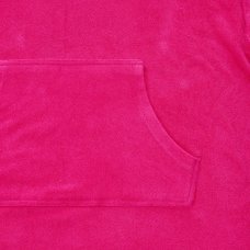 09C085/8-13: Kids Cotton Towelling Cover Up- Hot Pink (8-13 Years)