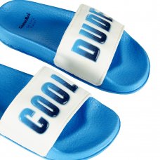 100C014: Boys 3D Sliders- Cool Dude (Kids Shoe Sizes: 8-3)