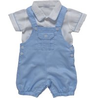 1039A: Baby Boys Dungaree Outfit (0-9 Months)