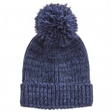 10C214/2-6: Infant Navy Twisted Yarn Hat  (2-6 Years)