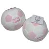 GP-25-1293P: 'My First Football' Baby Soft Toy with Rattle - Pink