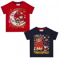 11C166: Assorted Babies Christmas T-Shirts (3-24 Months)