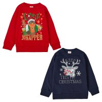 11C165: Assorted Kids Christmas Fleece Sweatshirts (7-13 Years)