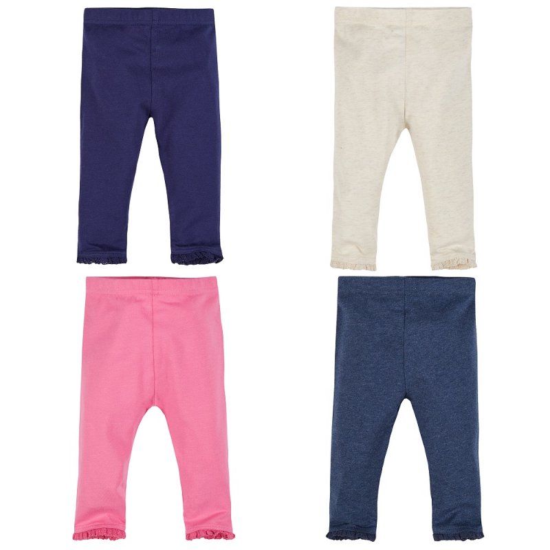 12C129: Baby Girls Single Pack Leggings- Assorted Colours (3-24 Months)