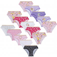 14C917: Infant Girls 5 Pack Briefs (2-6 Years)