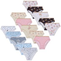 14C931: Infant Girls 5 Pack Briefs (2-6 Years)