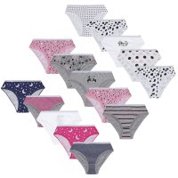 14C940: Infant Girls 5 Pack Briefs (2-6 Years)