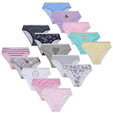 14C947: Infant Girls 5 Pack Briefs (2-6 Years)