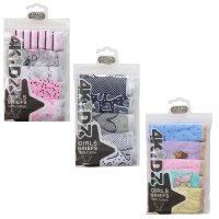 14C949: Older Girls 5 Pack Briefs (7-13 Years)