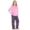 15C671: Girls Plush top & Printed Super Soft Lounge Pant (9-13 Years)