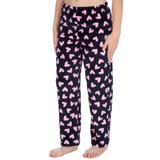15C675: Girls Printed Fleece Lounge Pants (9-13 Years)