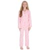15C720: Girls Heart Stripe Pyjama (9-13 Years)