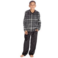 15C721: Boys Plush Top & Super Soft Printed Fleece Lounge Pant (9-13 Years)