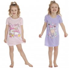 15C581: Infant Girls Printed Nightdress (2-6 Years)