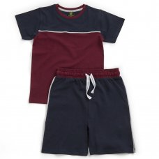15C583: Older Boys Recycled Fabric Lounge Set (7-13 Years)