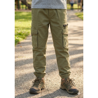 FDX12: Boys Light Khaki Cargo Pant (6-13 Years)
