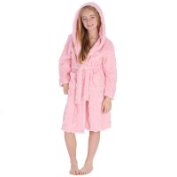 18C1039: Older Kids Clipped Arran Dressing Gown (One Size - 7-13 Years)