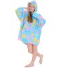 18C1046: Kids Plush Oversized Hoodie- Gummy Bear (One Size - 3-6 Years)