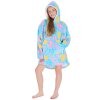 18C1049: Older Kids Plush Oversized Hoodie- Gummy Bear (One Size - 7-13 Years)