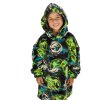 18C1052: Kids Novelty Jurassic World Plush Oversized Hoodie (One Size - 3-6 Years)