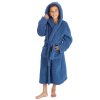 18C985: Older Kids Denim Borg Dressing Gown (9-13 Years)