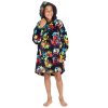 18C996: OlderKids Plush Oversized Hoodie- Gamer (One Size - 7-13 Years)