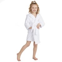 18C20424: Infant White Hooded Dressing Gown (2-4 Years)