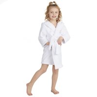 18C20424: Infant White Hooded Dressing Gown (2-4 Years)