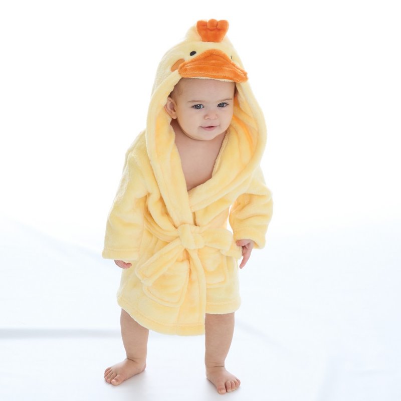 TQWQT Baby Boy Girl Bath Robe Hooded Bath Blanket Night Robe Dressing Gown,Pink  1-2 Years - Walmart.com