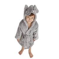 18C513: Infants Novelty Elephant Dressing Gown (2-4 Years)