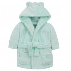 18C715: Baby Mint Hooded Dressing Gown (6-24 Months)