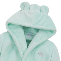 18C71506: Baby Mint Hooded Dressing Gown (0-6 Months)