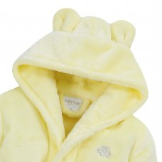 18C71606: Baby Lemon Hooded Dressing Gown (0-6 Months)