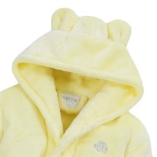 18C71606: Baby Lemon Hooded Dressing Gown (0-6 Months)