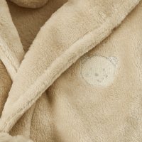 18C80206: Baby Caramel Hooded Dressing Gown (0-6 Months)