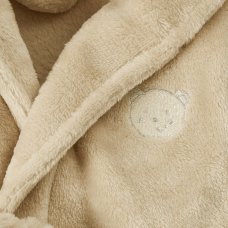 18C80206: Baby Honey Hooded Dressing Gown (0-6 Months)