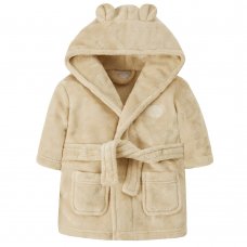 18C802: Baby Caramel Hooded Dressing Gown (6-24 Months)