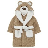 18C831: Infant Kids Novelty Teddy Dressing Gown (2-6 Years)