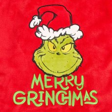 18C933: Kids Christmas Grinch Plush Fleece  Lounge/ Pyjama Set (2-6 Years)